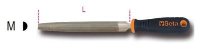 Beta Halfzoeten vijlen, halfrond met handgreep 1719BMA8/M - 017190058