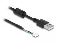 Delock 12089 USB-kabel USB 2.0 USB-A stekker, Shrouded header 4-polig 1.50 m Zwart - thumbnail