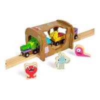 Bigjigs houten monster-tunnel - thumbnail