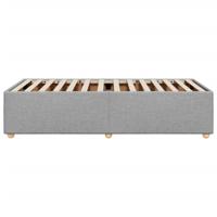 Bedframe zonder matras 80x200 cm stof lichtgrijs - thumbnail