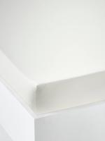 Effen hoeslaken kind Oeko-Tex® wit - thumbnail