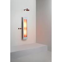 Sunshower Round Medium One infrarood opbouw incl. Wandbeugel 140x33x12cm White M0500-M0101-SML0700 - thumbnail