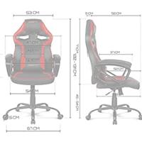 Gaming stoel DRIFT DR50 Zwart Blauw Zwart/Blauw - thumbnail