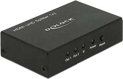 DeLOCK HDMI Ultra HD Splitter 1 x HDMI in > 2 x HDMI out 4K splitter & switches
