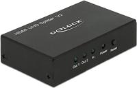 DeLOCK HDMI Ultra HD Splitter 1 x HDMI in > 2 x HDMI out 4K splitter & switches - thumbnail