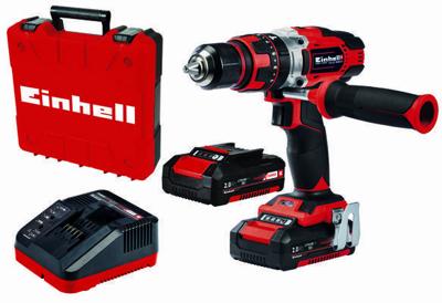 Einhell Power X-Change TE-CD 18/48 Li-i (2x2,0Ah) Accu-klopboor/schroefmachine 2 snelheden Incl. lader, Incl. 2 accus Einhell Power X-Change TE-CD 18/48 Li-i (2x2,0Ah) Accu-klopboor/schroefmachine 2 snelheden Incl. lader, Incl. 2 accus