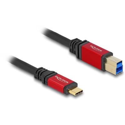 DeLOCK 80613 USB cable USB 3.2 Gen 1 (3.1 Gen 1) 2 m USB C USB B Black, Red