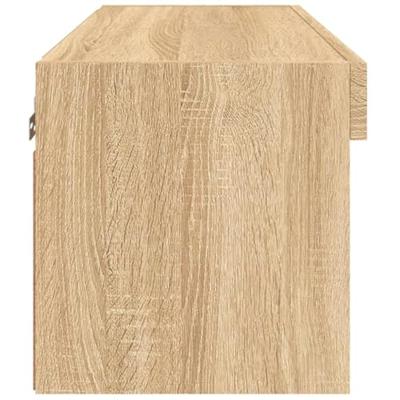 Tv-meubel met LED-verlichting 60x30x30 cm sonoma eikenkleurig Tv-meubel met LED-verlichting 60x30x30 cm sonoma eikenkleurig