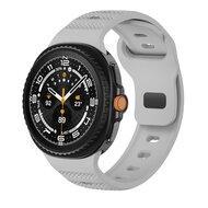 Wave met motief siliconen band - Grijs - Samsung Galaxy Watch 8 - 40mm / 44mm