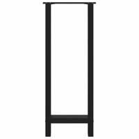 Bartafelpoten 2 st 50x(100-101) cm staal zwart - thumbnail