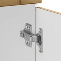 Keuken onderkast Lucca bewerkt hout artisanaal eikenkleur - thumbnail