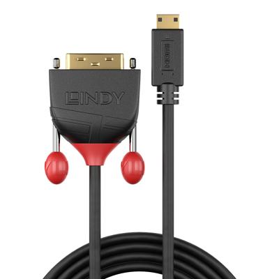 Lindy 36282 video kabel adapter 2 m HDMI Type C (Mini) DVI-D Zwart Lindy 36282 video kabel adapter 2 m HDMI Type C (Mini) DVI-D Zwart