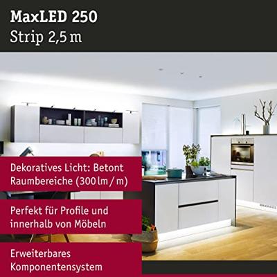 Paulmann MaxLED Stripe Daylight 79858 LED-strip Met connector (male) 2.5 m Daglichtwit 1 stuk(s) Paulmann MaxLED Stripe Daylight 79858 LED-strip Met connector (male) 2.5 m Daglichtwit 1 stuk(s)