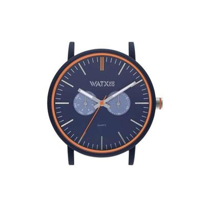 Horloge Uniseks Watx & Colors WXCA2715 Blauw (Ø 44 mm)