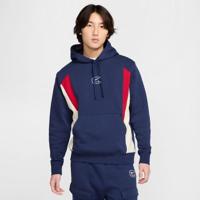 Nike Sportswear Air PO Fleece Trui Heren Midnight Navy/Light Khaki/Gym Red M - thumbnail