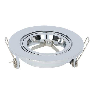 Maya - LED Inbouwspot - Kantelbaar armatuur - Diameter 93mm - GU10 Fitting incl. lamphouder - Rond - IP20 voor binnen - Chroom Maya - LED Inbouwspot - Kantelbaar armatuur - Diameter 93mm - GU10 Fitting incl. lamphouder - Rond - IP20 voor binnen - Chroom