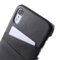 Casecentive Leren Wallet back case iPhone XR zwart - thumbnail