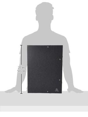 Exacompta verzamelmap 59502E zwart A3