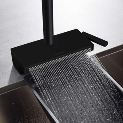 Hansgrohe Aquno Select M81 ééngreeps keukenkraan 250, uittrekbare uitloop, 2jet, mat zwart