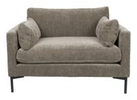 Zuiver Loveseat 'Summer' kleur Coffee - thumbnail
