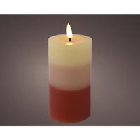 LED kaars vlamefffect Verloop 11cm terra - thumbnail