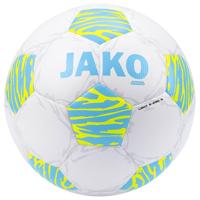 JAKO Animal Voetbal Maat 5 Wit Lichtblauw Geel - thumbnail