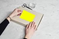 Etiket Rillprint 105x74mm fluorgroen 800 etiketten - thumbnail