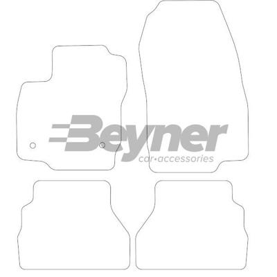 Velours Automatten passend voor Ford B-Max 2012- 4-delig HL1202124