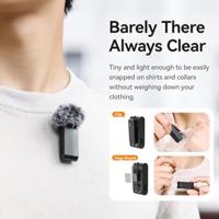 Ulanzi A100 draadloze microfoon met 2 zenders USB-C & 3.5mm - thumbnail