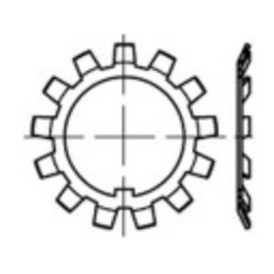 TOOLCRAFT 137799 Stelmoer Binnendiameter: 12 mm Buitendiameter: 25 mm DIN 5406 Staal 25 stuk(s)