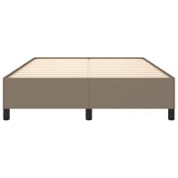 Bedframe zonder matras stof taupe 140x190 cm - thumbnail