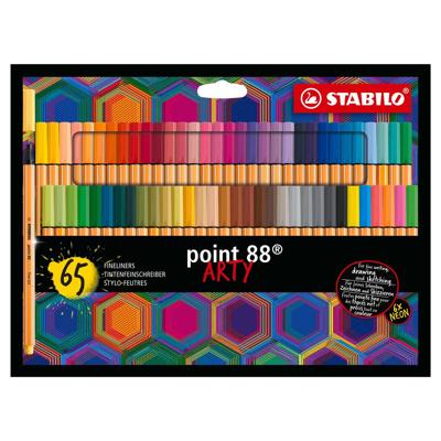 Stabilo point 88 arty etui, 65st.