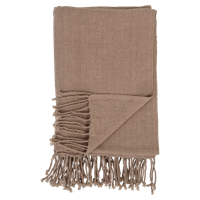 Bloomingville Plaid Bruin Wol - thumbnail