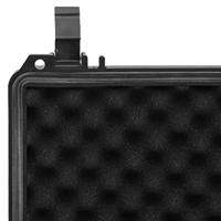 Flightcase draagbaar 24x19x11 cm PP zwart - thumbnail