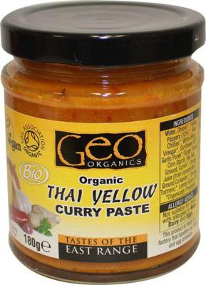 Geo Organics Curry paste thai yellow bio (180 gr) Geo Organics Curry paste thai yellow bio (180 gr)