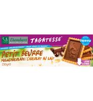Damhert minder suikers Petit Beurre melkchocolade - thumbnail