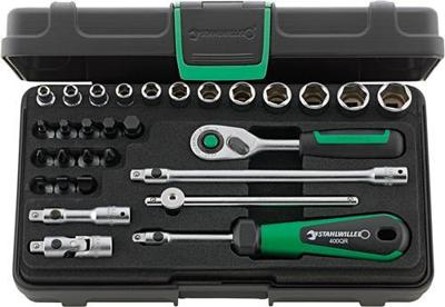 Stahlwille bit-/doppenset 6k 1/4"