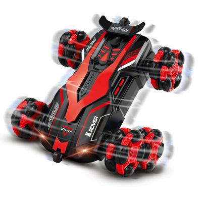 Gear2Play RC X-Rover 6-Wielige Stuntauto + Licht Zwart/Rood Gear2Play RC X-Rover 6-Wielige Stuntauto + Licht Zwart/Rood
