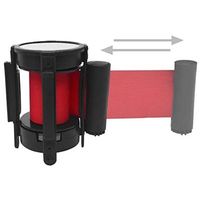 Afzetkoord uittrekbaar 200 cm rood - thumbnail