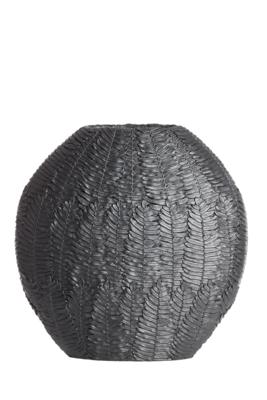 Light & Living Vaas 'Nivica' 40cm hoog, kleur Mat Zwart