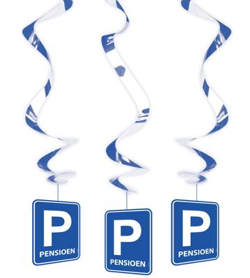 Spiraal hangdecoratie Pensioen