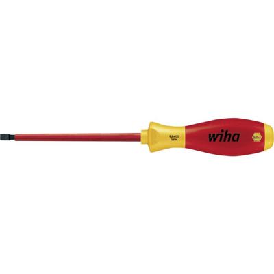 Wiha sleufschroevendraaier 2,5 x 75 geisoleerd SoftFinish 320N 1000V ergonomisch handvat VDE