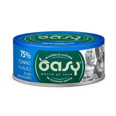OASY More Love Tuna with anchovies - nat kattenvoer - 70g