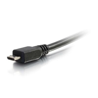 C2G /Cables to Go 27364 1 m USB-kabel - USB2.0 A mannelijk naar micro-USB B mannelijk kabel (3,3 ft) - USB-kabel