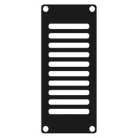 Caymon CASY102/B ventilatieplaatje 1 space - thumbnail