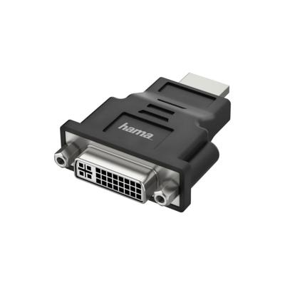 Hama Adapter HDMI naar DVI, Ultra-HD 4K Optische kabel Zwart