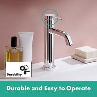 Hansgrohe Tecturis S ééngreeps wastafelkraan 110 zonder waste, chroom - thumbnail