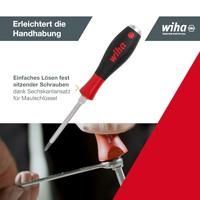 Wiha Schraubendrehersatz 6tlg PH/ Schlitz 6kant-Klinge Soft-Fin Schroevendraaierset Werkplaats 6-delig Plat, Kruiskop Phillips - thumbnail