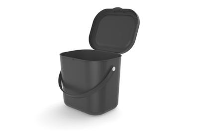 ROTHO Albula Anthracite - afvalscheidingscontainer - 6l - thumbnail