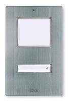 m-e modern-electronics KT 1-EG Belknop Met adresveld, Met naambord 1-voudig RVS 12 V/1 A - thumbnail